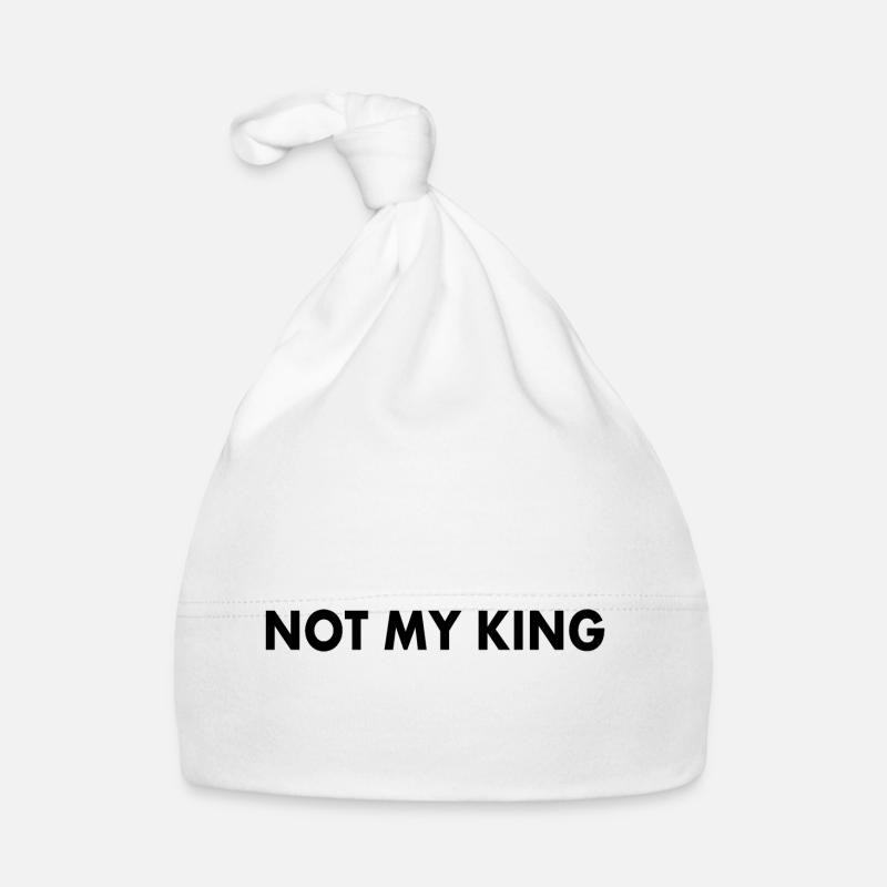 Not my king Organic Baby Cap