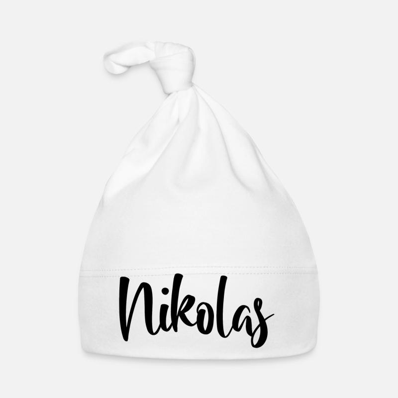 Name - Nikolas Baby Bio-Mütze