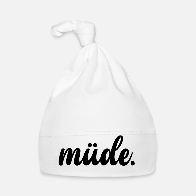 Müde Baby Bio-Mütze