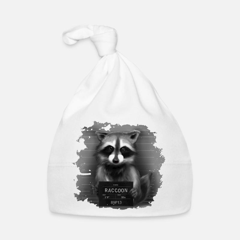 Waschbär (Raccoon) Baby Bio-Mütze