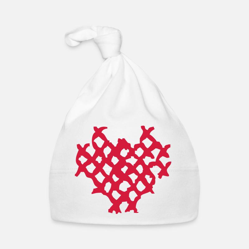 Waffle heart Organic Baby Cap