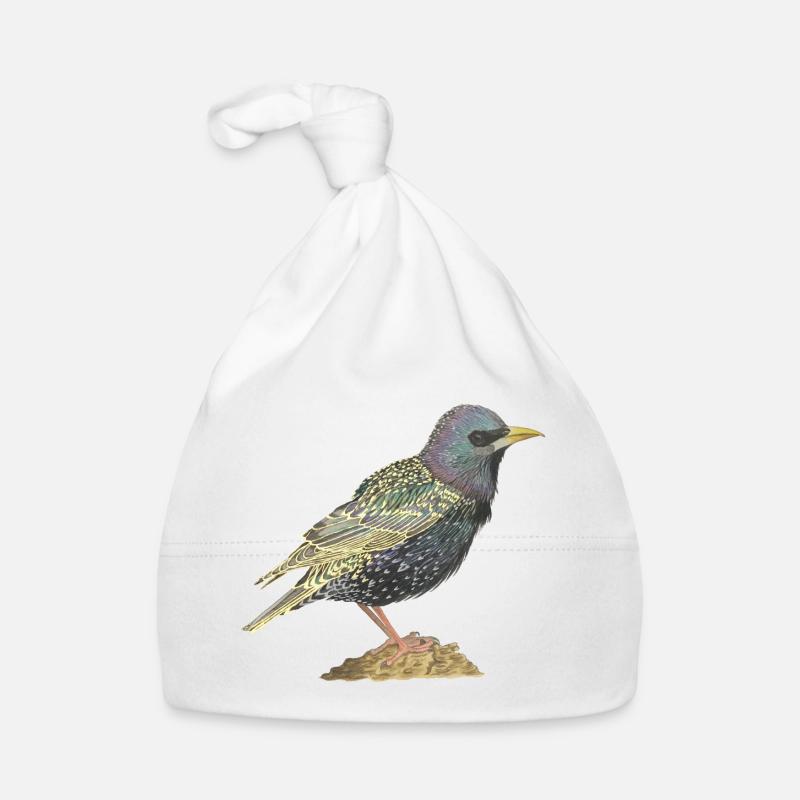 Star Vogel starling Baby Bio-Mütze
