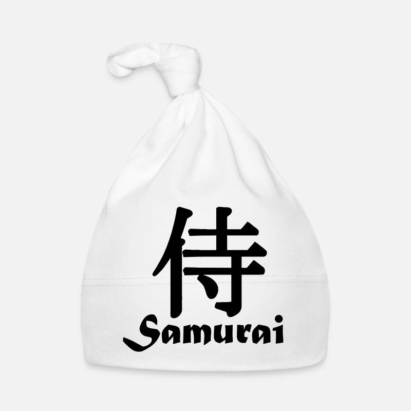 Samurai mit Text Baby Bio-Mütze