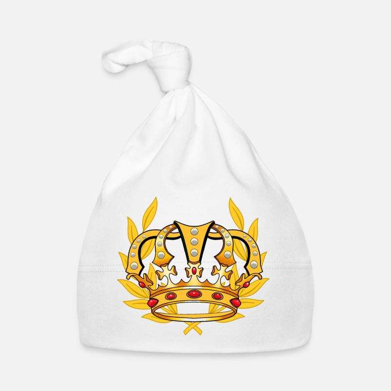 Crown King Majesty Royal Prince Organic Baby Cap