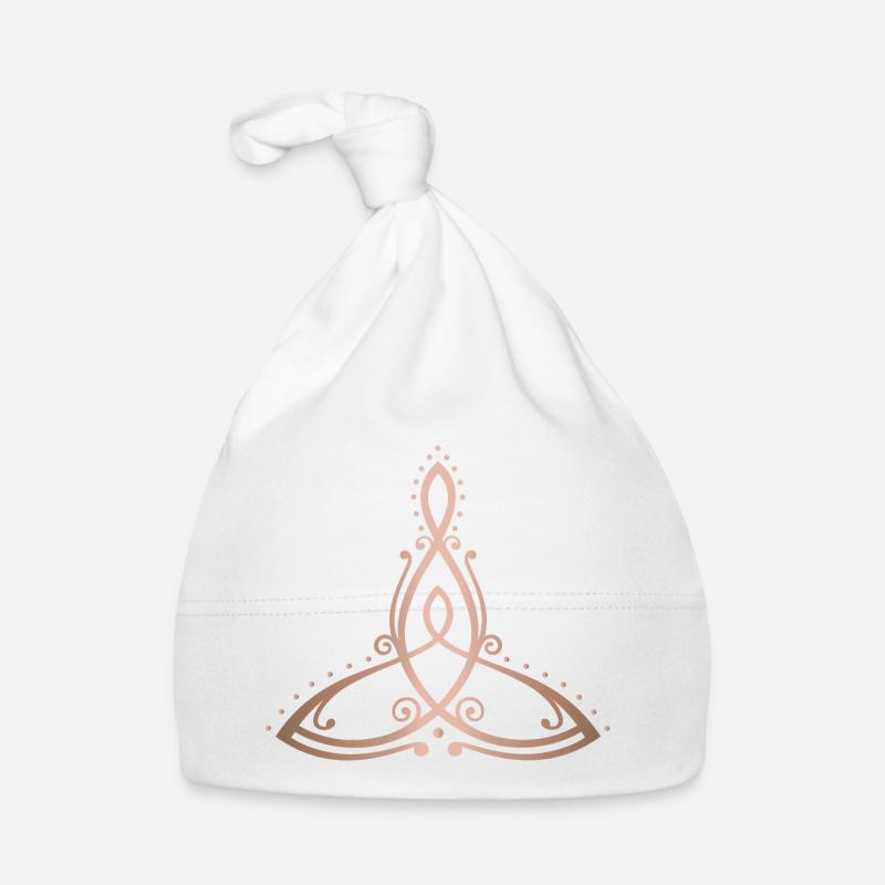Celtic Motherhood Symbol Mutter mit Kind Baby Bio-Mütze