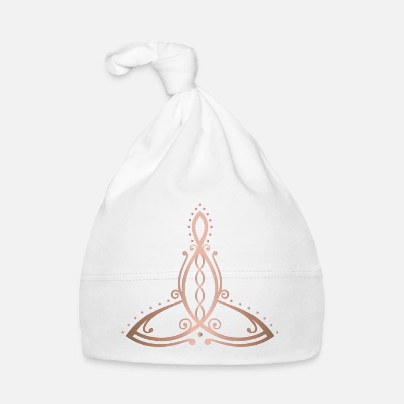 Celtic Motherhood Symbol Mutter mit vier Kindern Baby Bio-Mütze