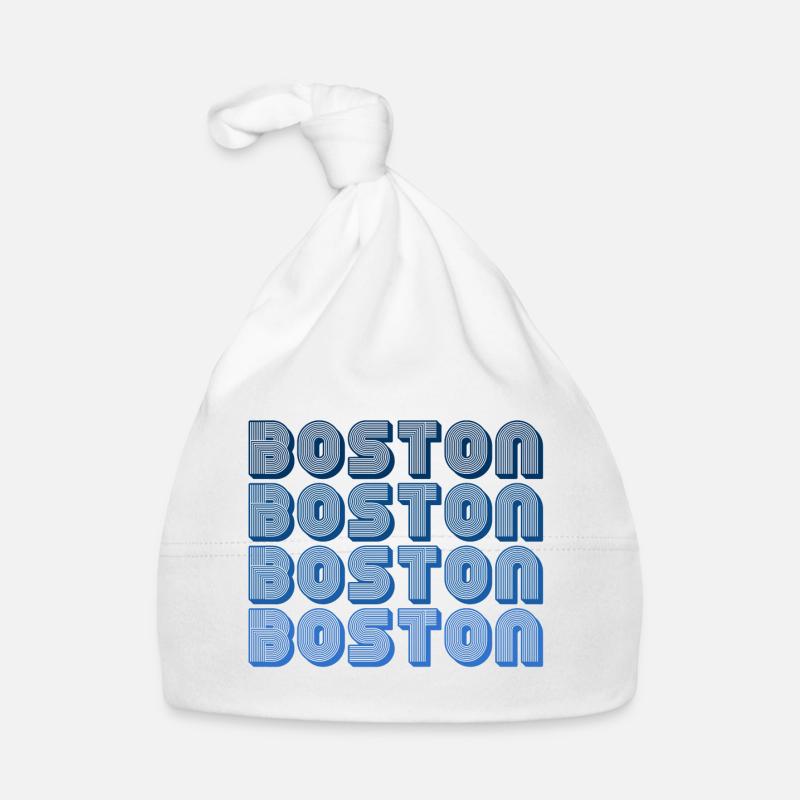 Boston Block Grid Muster Baby Bio-Mütze