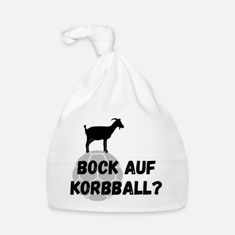 Bock auf Korbball Baby Bio-Mütze