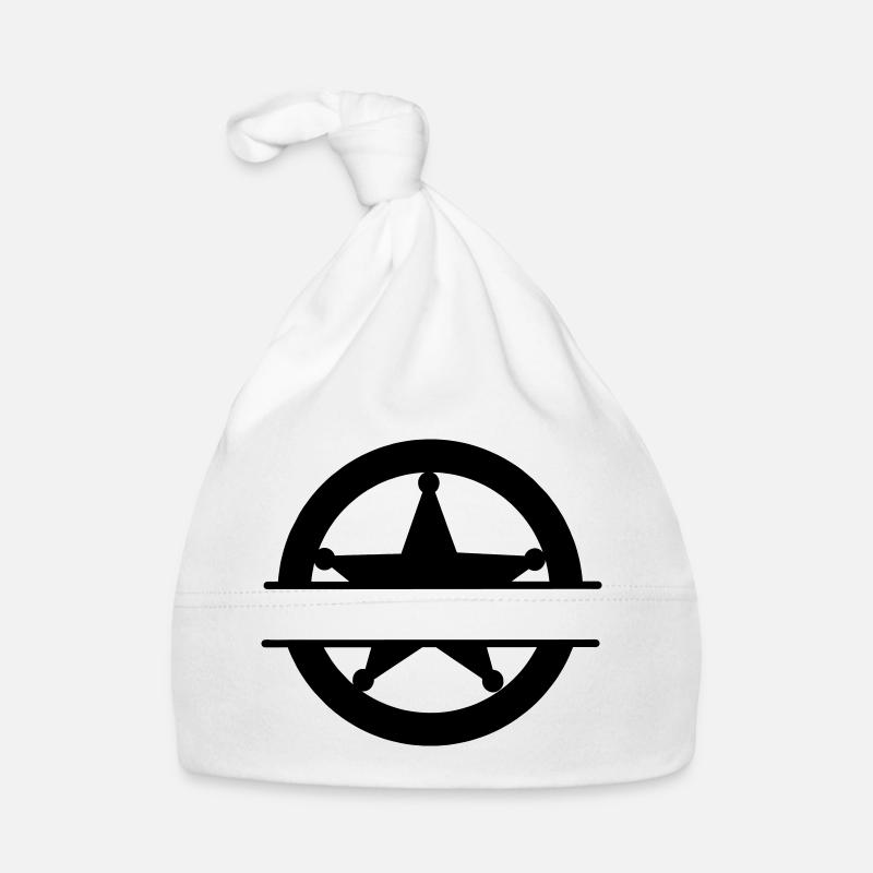 Marshall star in circle Organic Baby Cap