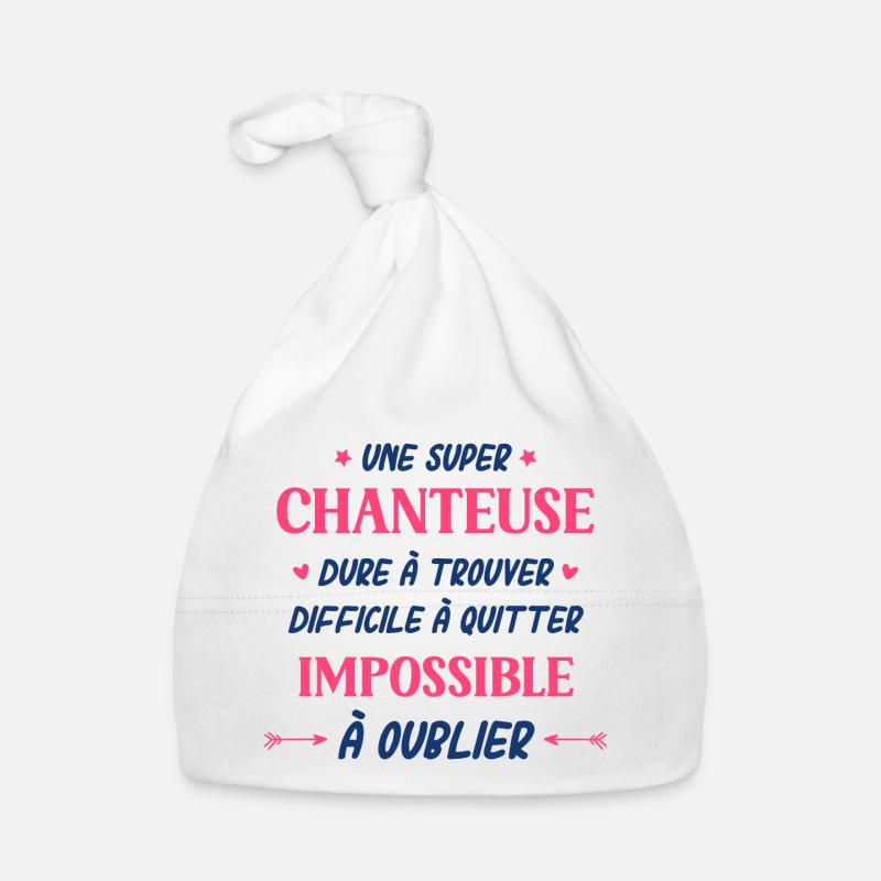 Super chanteuse Bonnet bio Bébé