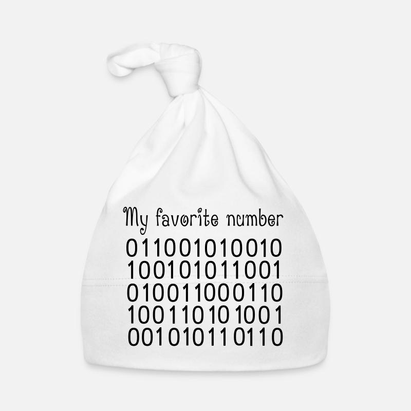 My favorite number Baby Bio-Mütze