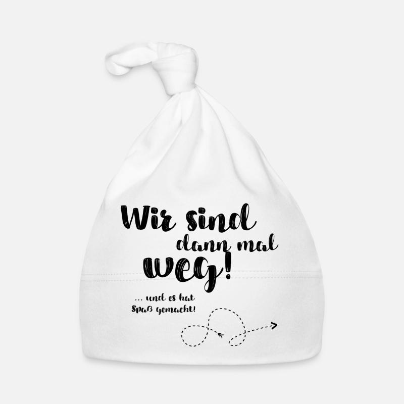 Wir sind dann mal weg Baby Bio-Mütze