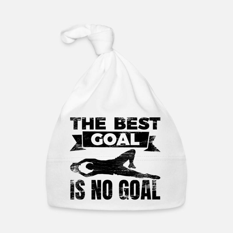 The best goal is not to concede a goal Organic Baby Cap