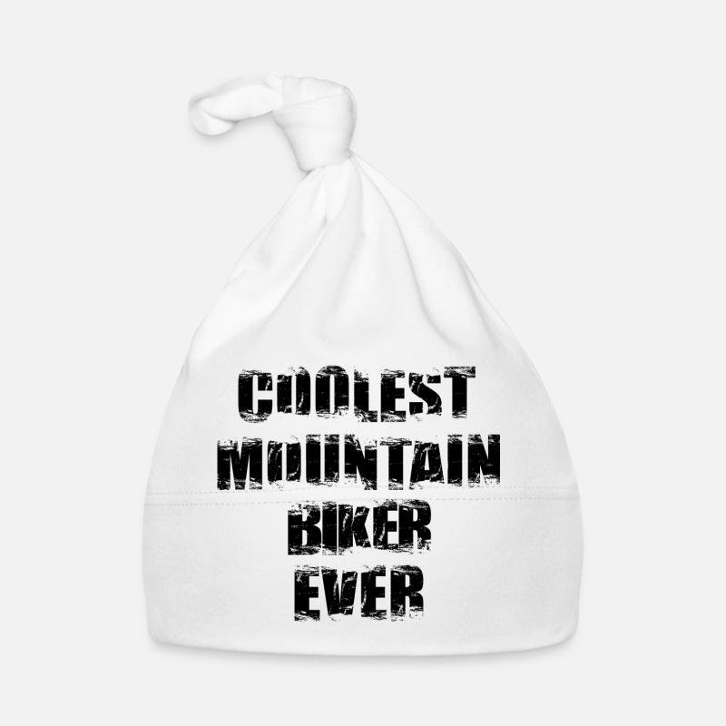 Cool mountain biker Organic Baby Cap