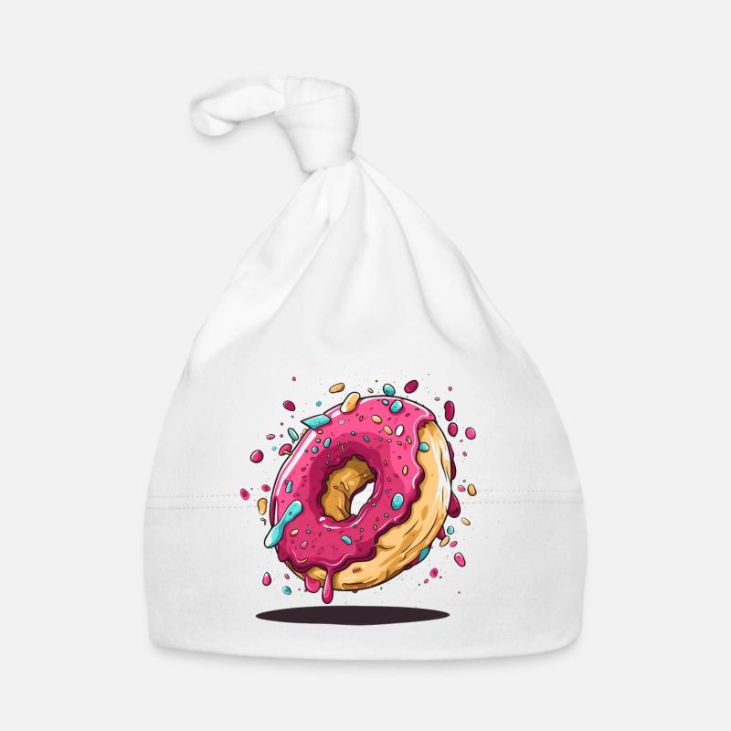 Conception de beignets Bonnet bio Bébé