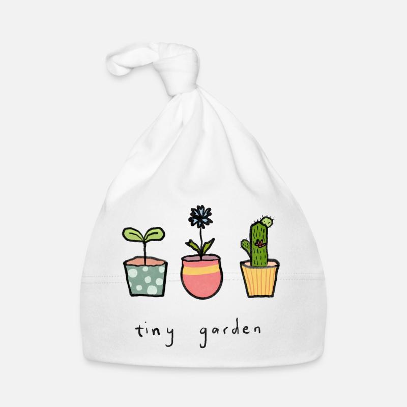 Tiny potted plants garden Organic Baby Cap