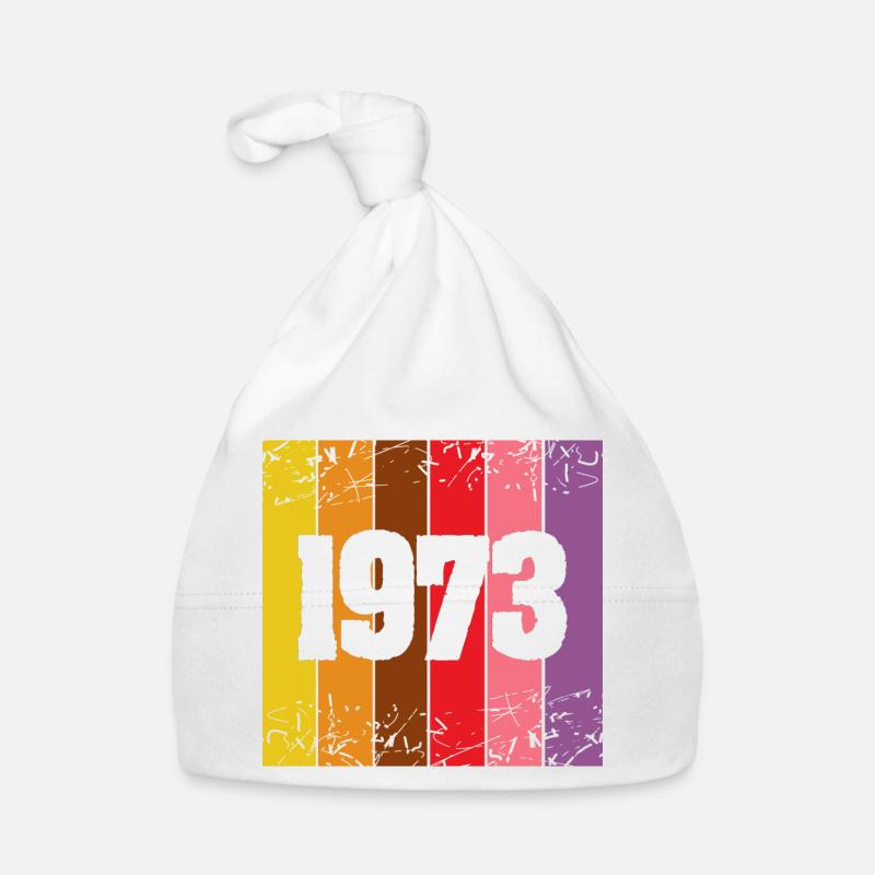 Année 1973 Bonnet bio Bébé