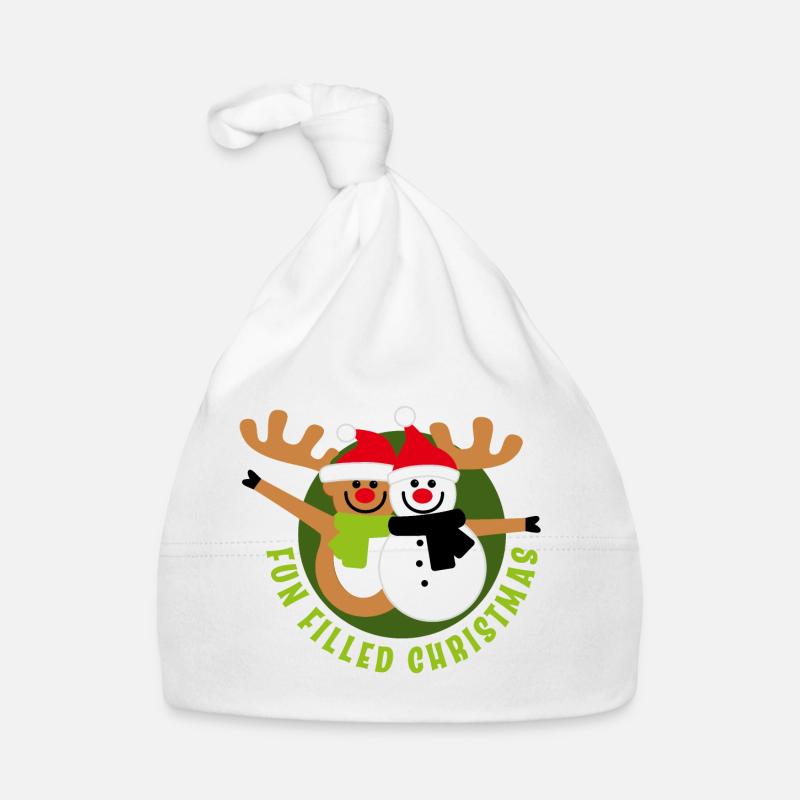 Fun Filled Christmas Organic Baby Cap