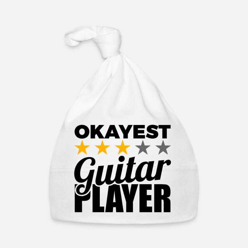 Okayest Guitar Player Baby Bio-Mütze