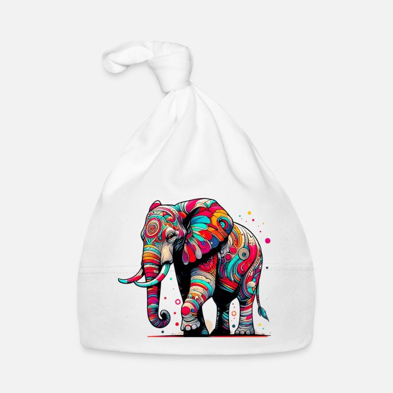 Elefant Baby Bio-Mütze