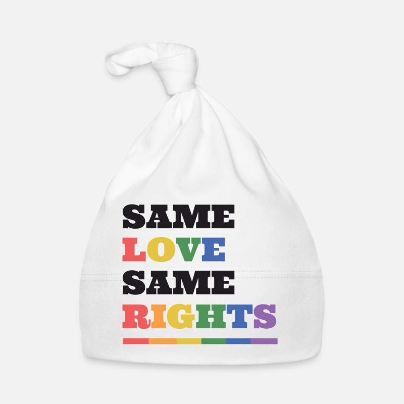 LGBTQ Pride Month - Same Love, Same Rights Organic Baby Cap