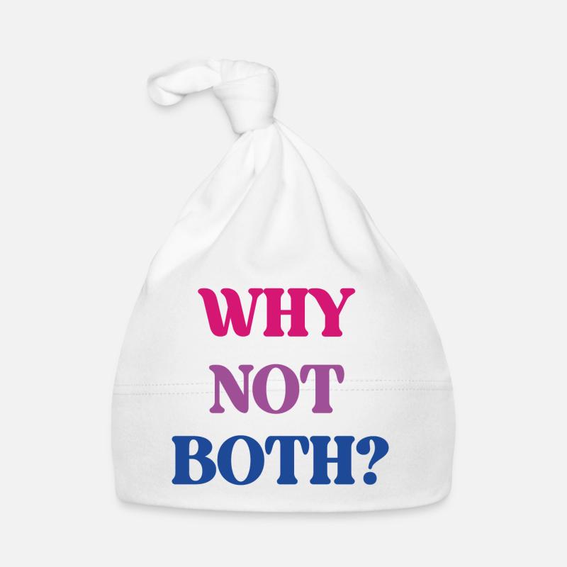 LGBT Pride Month - Bisexual Pride - Why Not Both? Organic Baby Cap