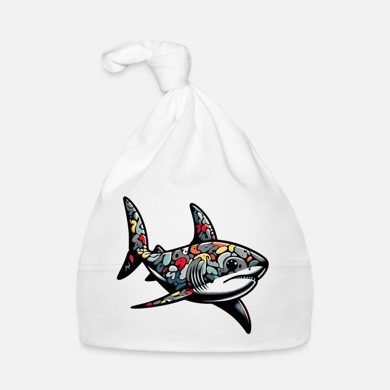 Shark Organic Baby Cap