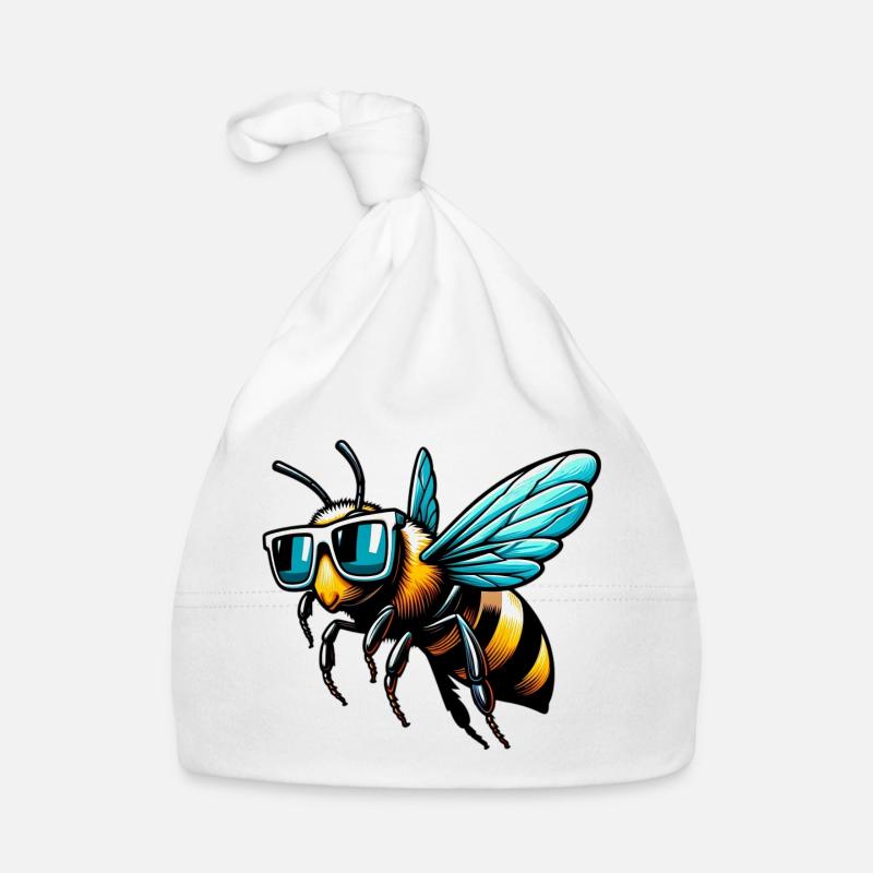 Bee Organic Baby Cap