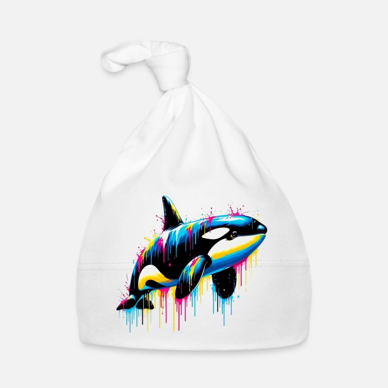 Schwertwal Baby Bio-Mütze
