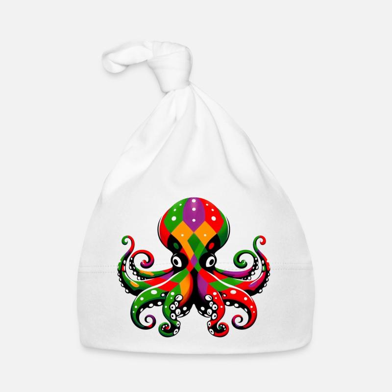 Octopus Organic Baby Cap