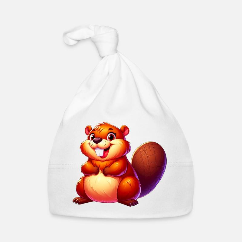 Castor Bonnet bio Bébé