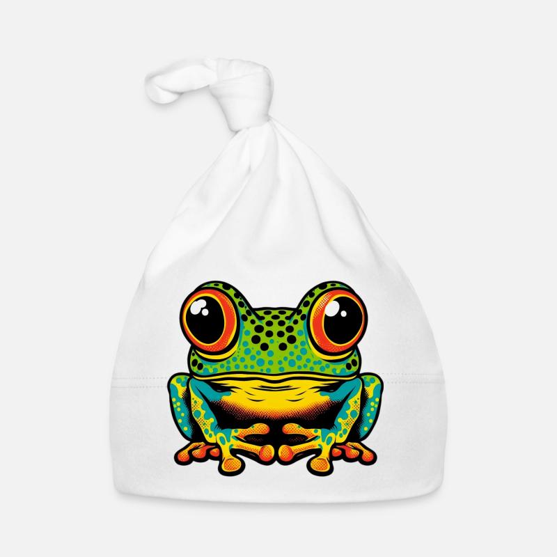 Frosch Baby Bio-Mütze