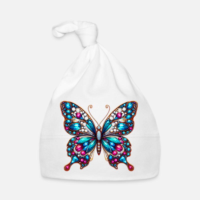 Schmetterling Baby Bio-Mütze