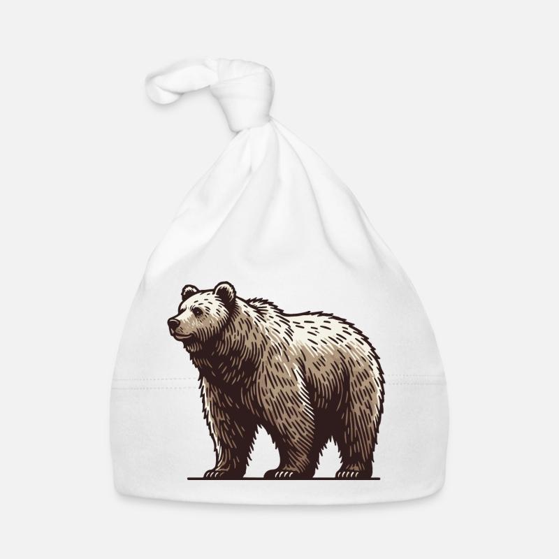 Grizzly Bonnet bio Bébé
