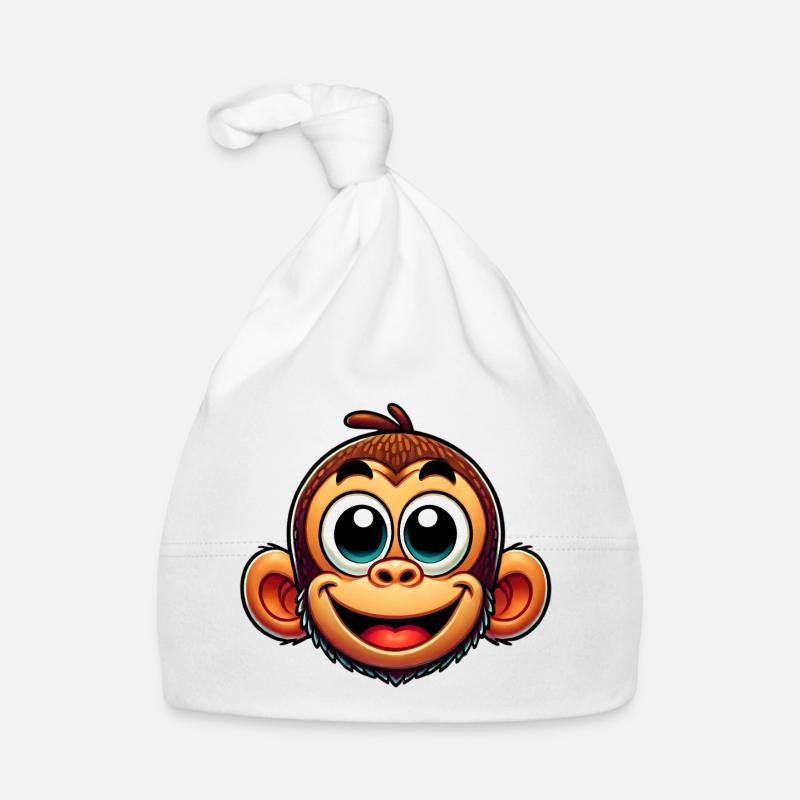 Affe Baby Bio-Mütze