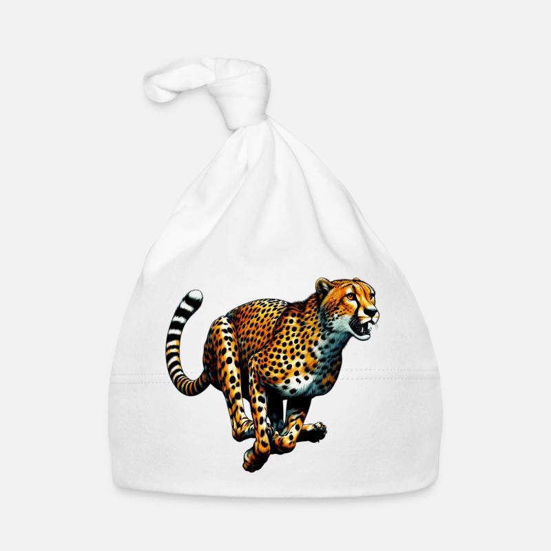 Cheetah Organic Baby Cap