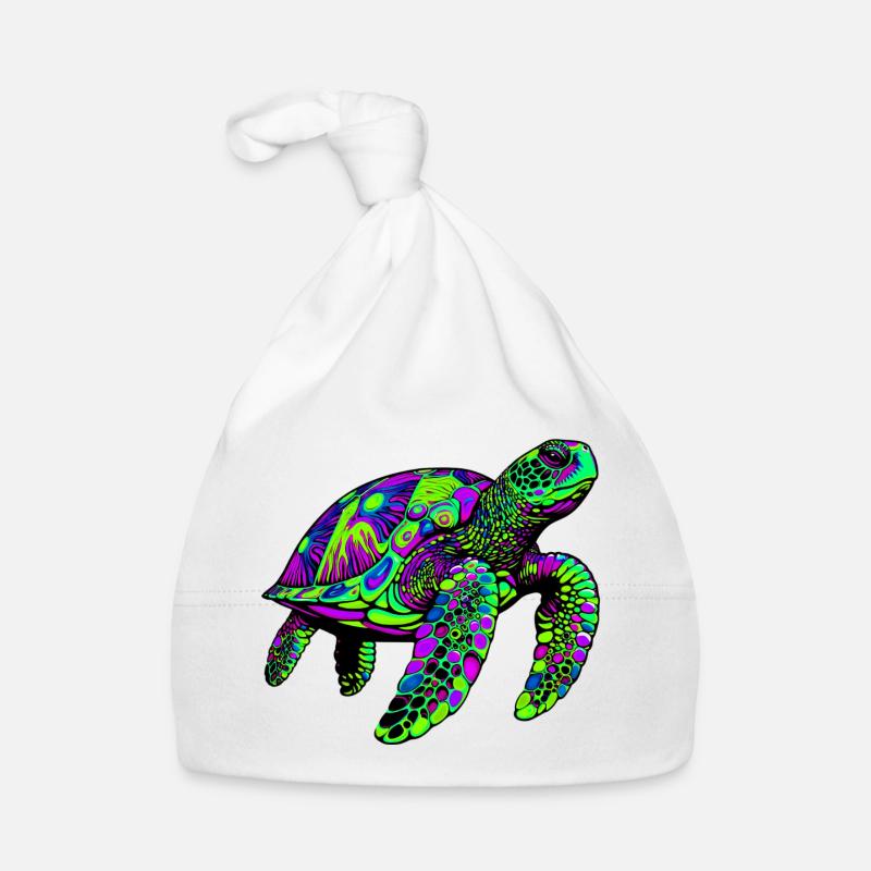 Tortue marine Bonnet bio Bébé