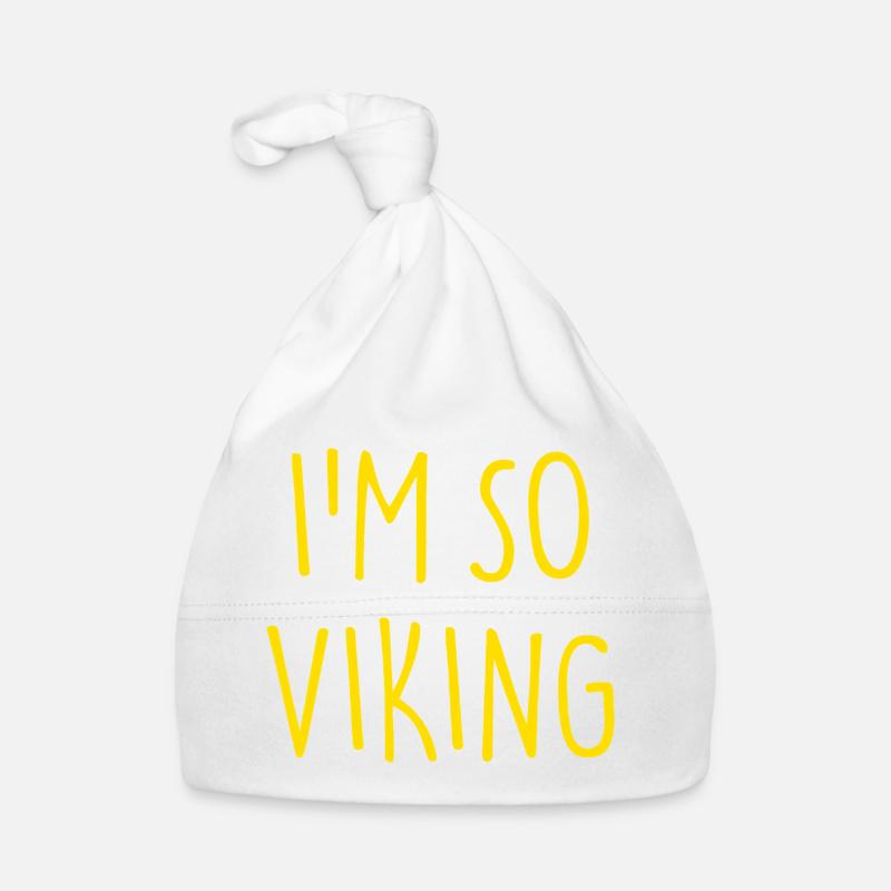I'M SO VIKING Wikinger Baby Bio-Mütze