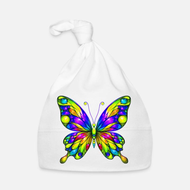 Butterfly Organic Baby Cap