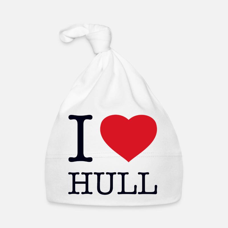 I LOVE HULL Baby Bio-Mütze