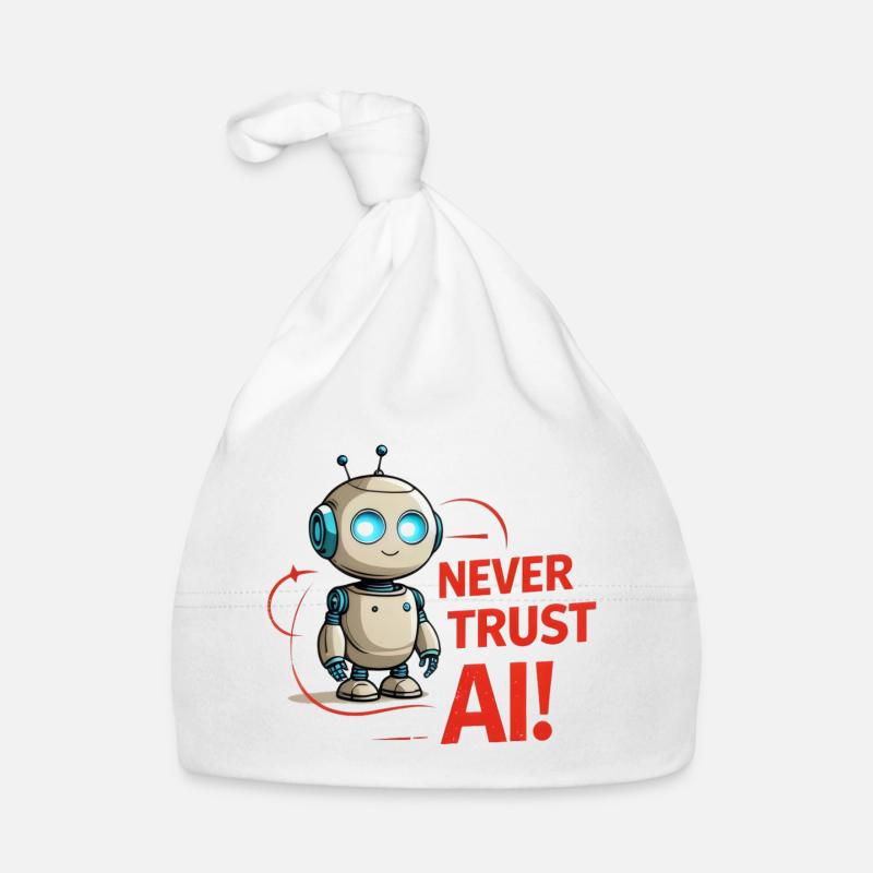 Never Trust AI Baby Bio-Mütze