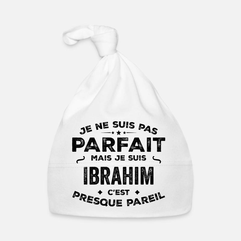 Ibrahim – Un Prénom, Une Légende Drôle et Fière Bonnet bio Bébé
