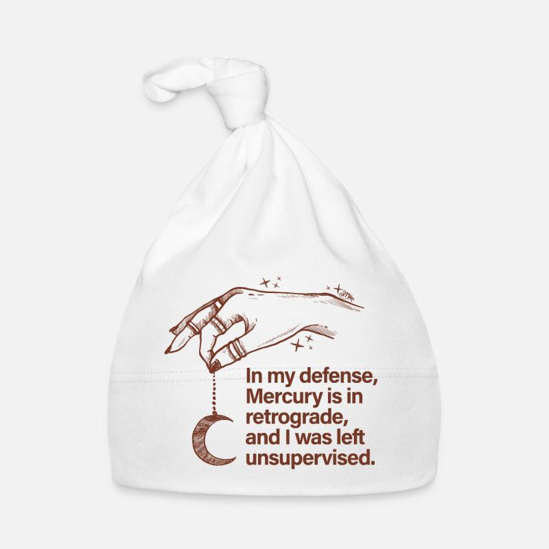 Mercury retrograde Baby Bio-Mütze