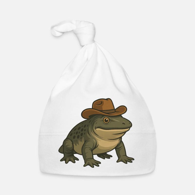Amphibien préhistorique dessin animé Texas Evolution Bonnet bio Bébé