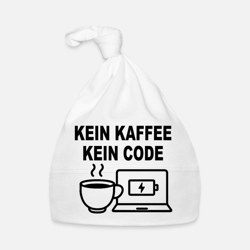 Kein Kaffee Kein Code – Funny Programmer Design Baby Bio-Mütze