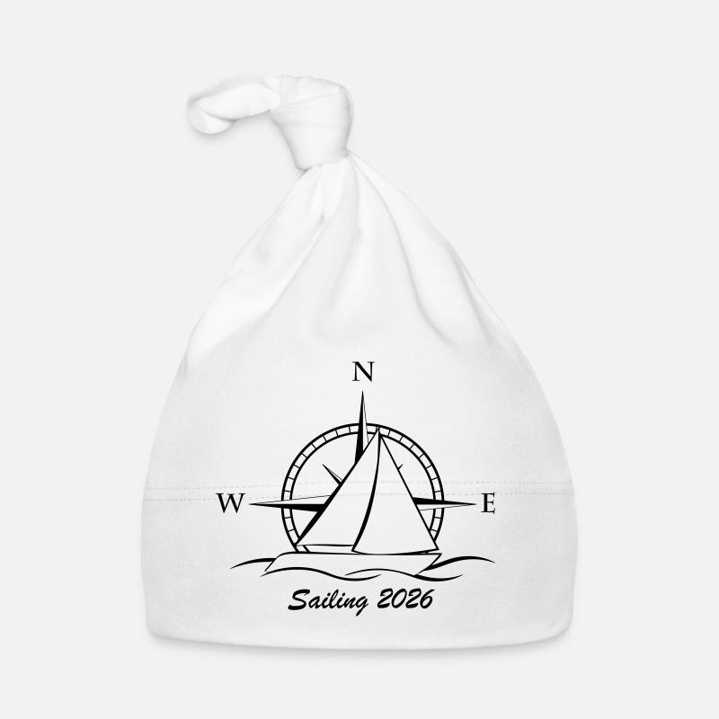 Sailing 2026 - Organic Baby Cap - white