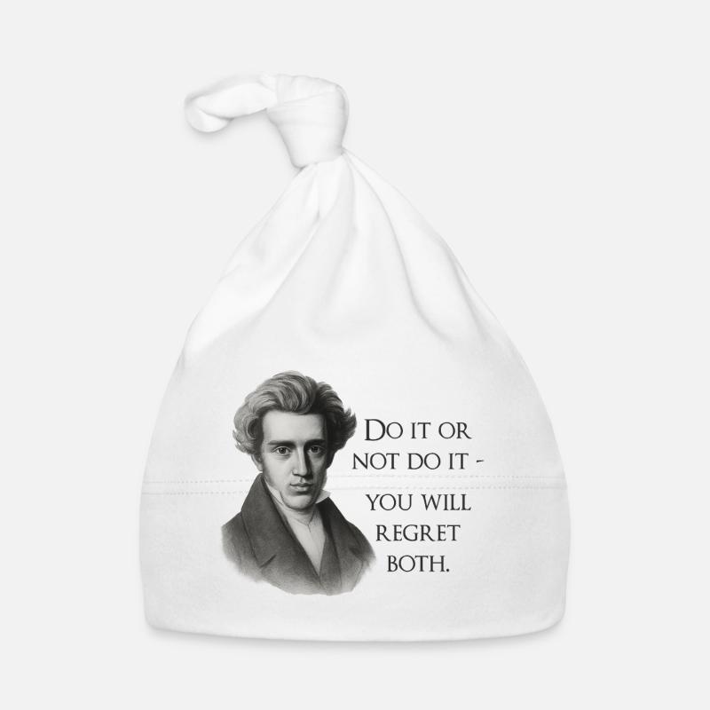 Citation de Kierkegaard : Faites-le ou ne le faites pas Bonnet bio Bébé