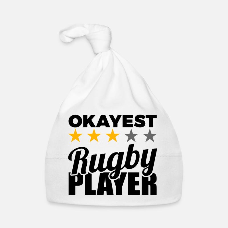 Joueur de rugby Bonnet bio Bébé