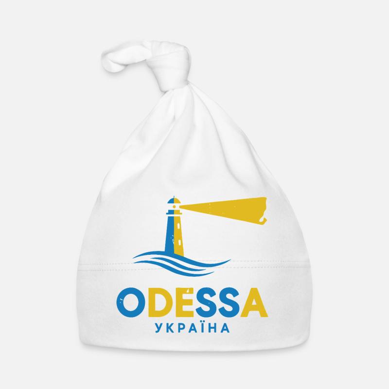 Phare d’Odessa Scène de Nuit Tee Bonnet bio Bébé