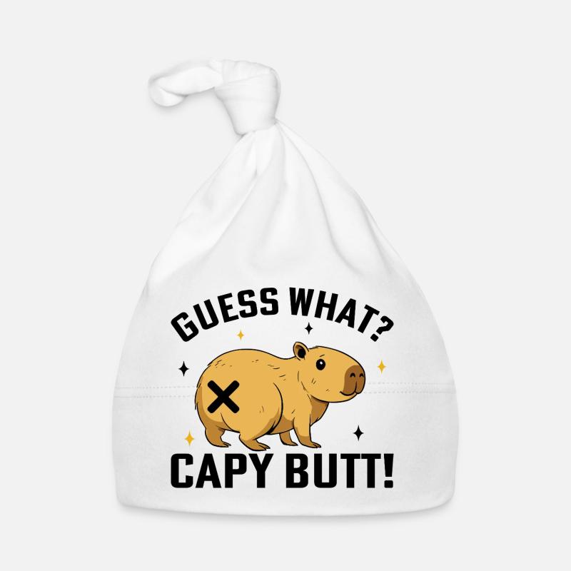 Capybara  Baby Bio-Mütze